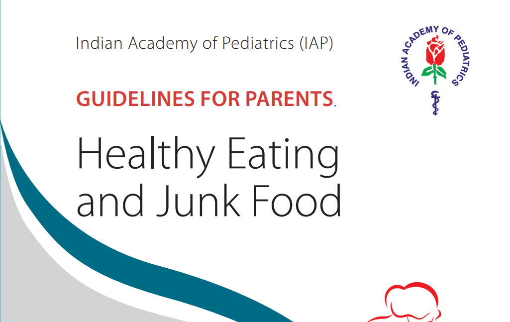 guidlines for healthy eating and junk food